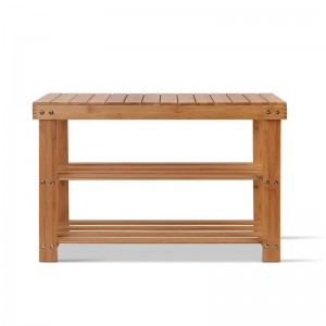 Giày tre Băng ghế Băng ghế tổ chức Upholstered Rack Rack Storage